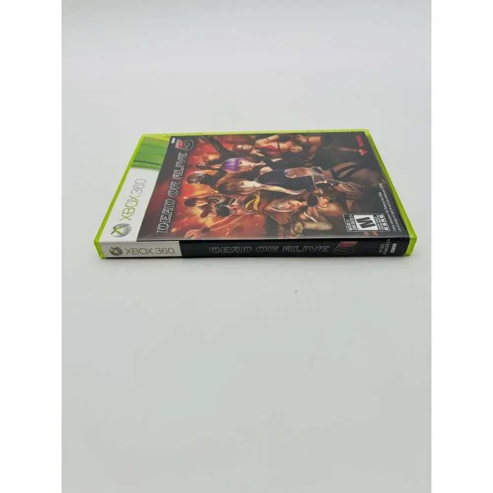 Dead or Alive 5 (Microsoft Xbox 360, 2012) Complete with Manual CIB Tested Works